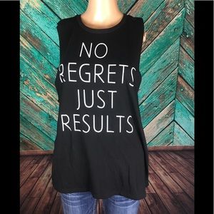 Black Chin Up Work Out Tee